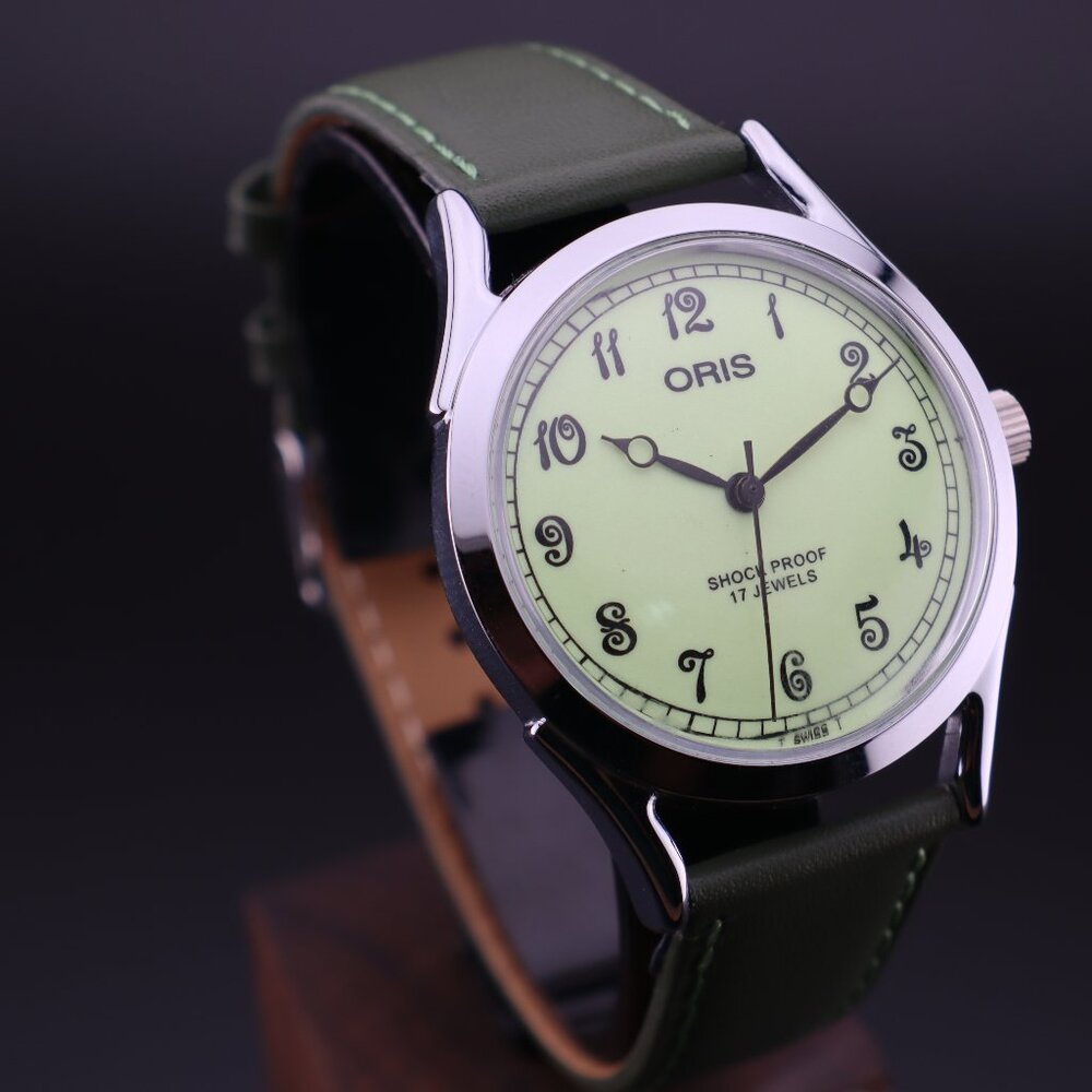 Oris Vintage Swiss 17 Jewels Hand-Wound Mechanical Men's Watch - FREE SHIPPING